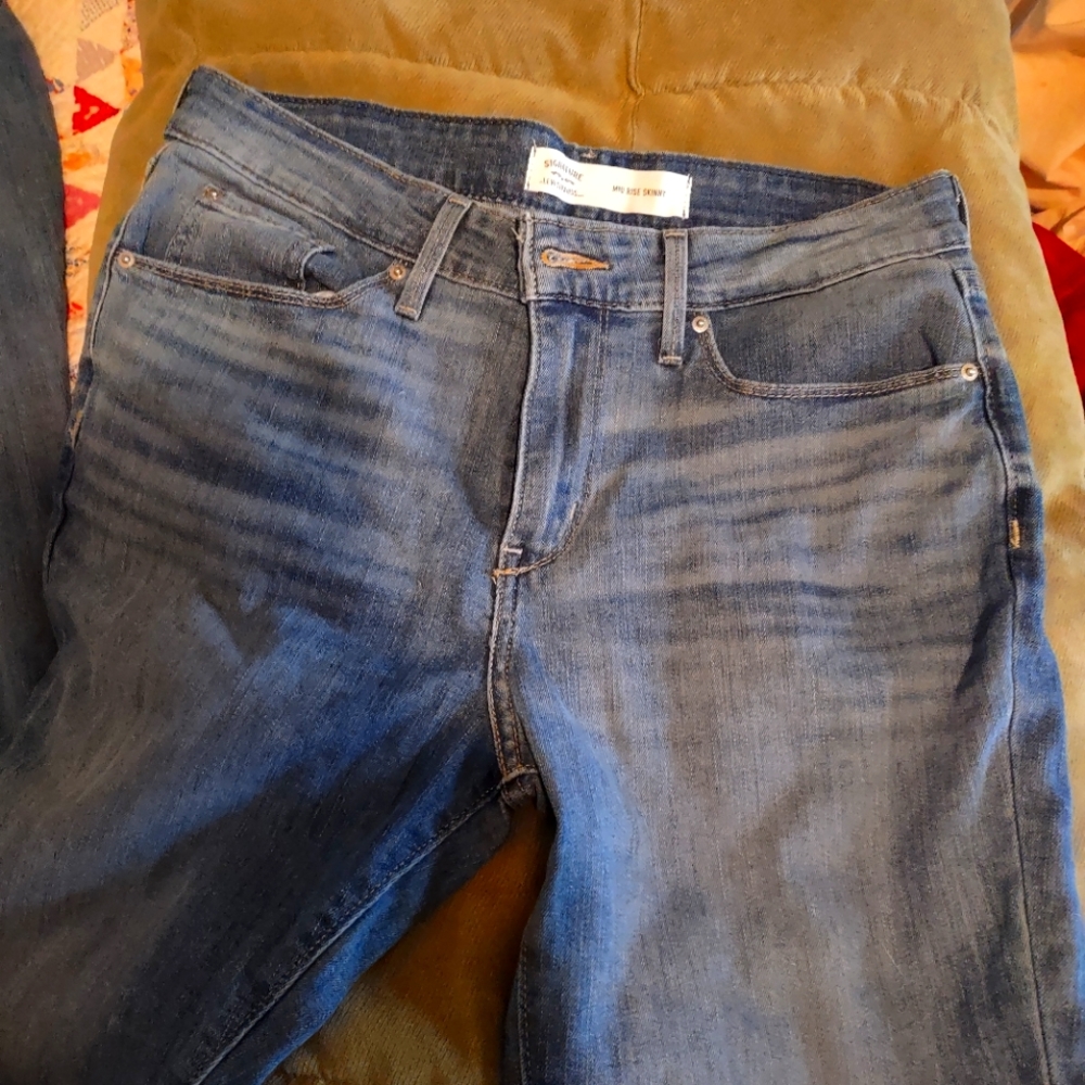 Women's Levi's Signature low-rise Skinny Jeans Size 10
